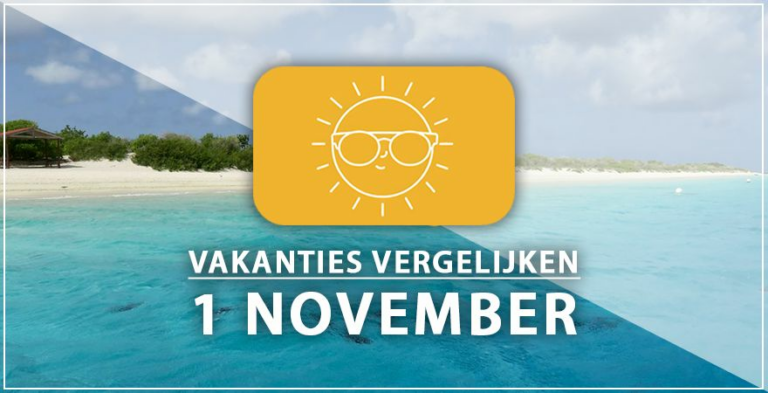 Vakantie vertrek 1 november