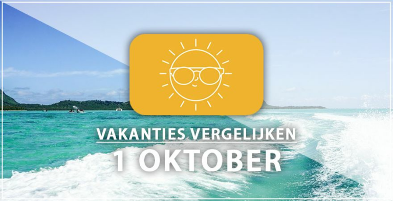 Vakantie vertrek 1 oktober