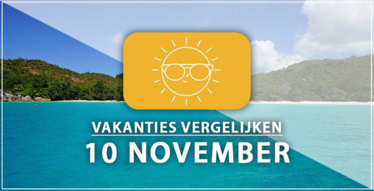 Vakantie vertrek 10 november