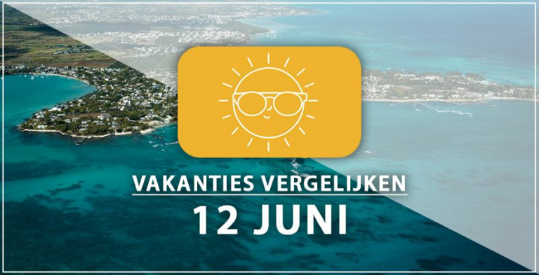 Vakantie vertrek 12 juni