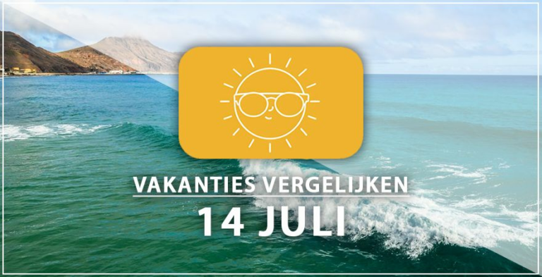 Vakantie vertrek 14 juli