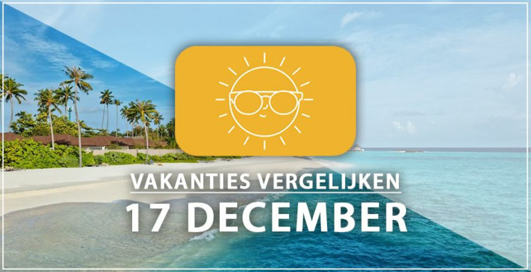 Vakantie vertrek 17 december