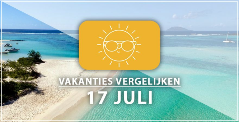 Vakantie vertrek 17 juli