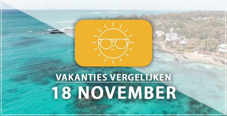 Vakantie vertrek 18 november