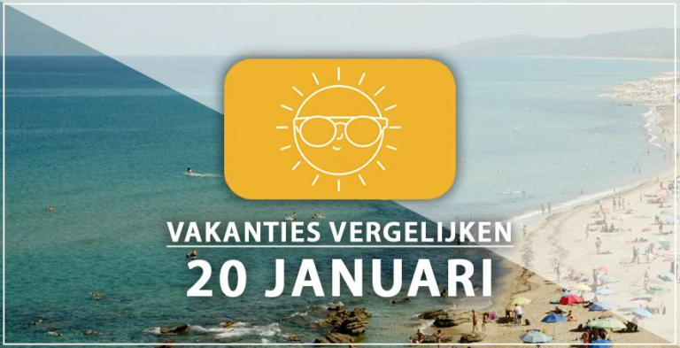 Vakantie vertrek 20 januari