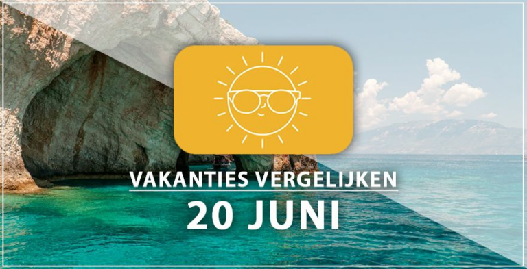 Vakantie vertrek 20 juni