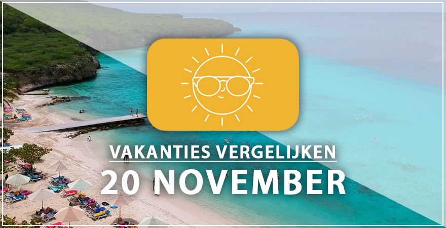 zonnige vakantiebestemmingen twintig november 2025