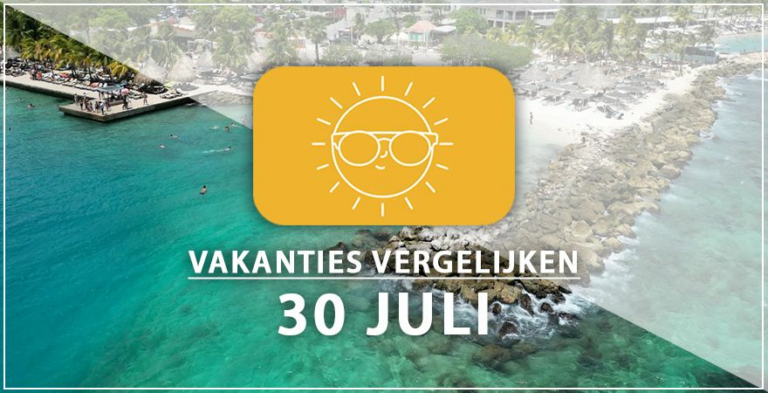 Vakantie vertrek 30 juli