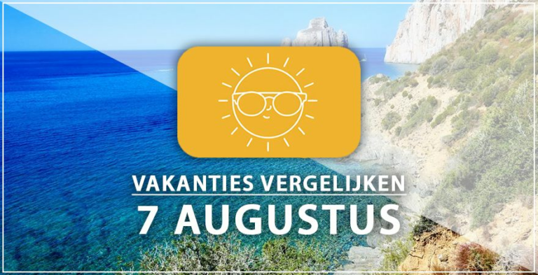 Vakantie vertrek 7 augustus