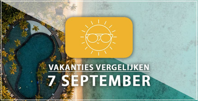 Vakantie vertrek 7 september