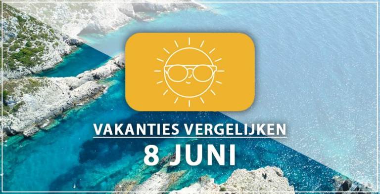 Vakantie vertrek 8 juni