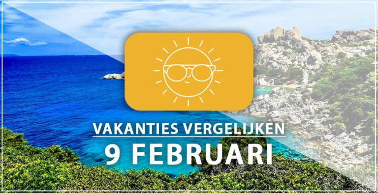 Vakantie vertrek 9 februari