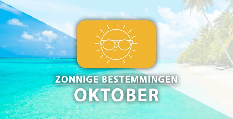 zonnige vakantiebestemmingen oktober