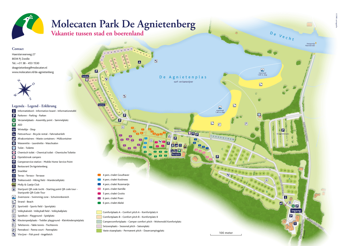 Molecaten Park De Agnietenberg plattegrond