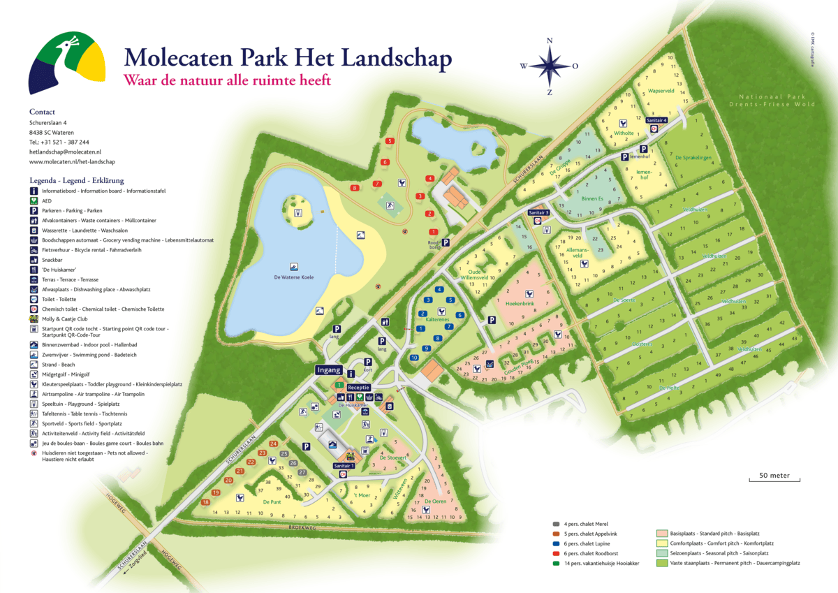 Molecaten Park Het Landschap plattegrond