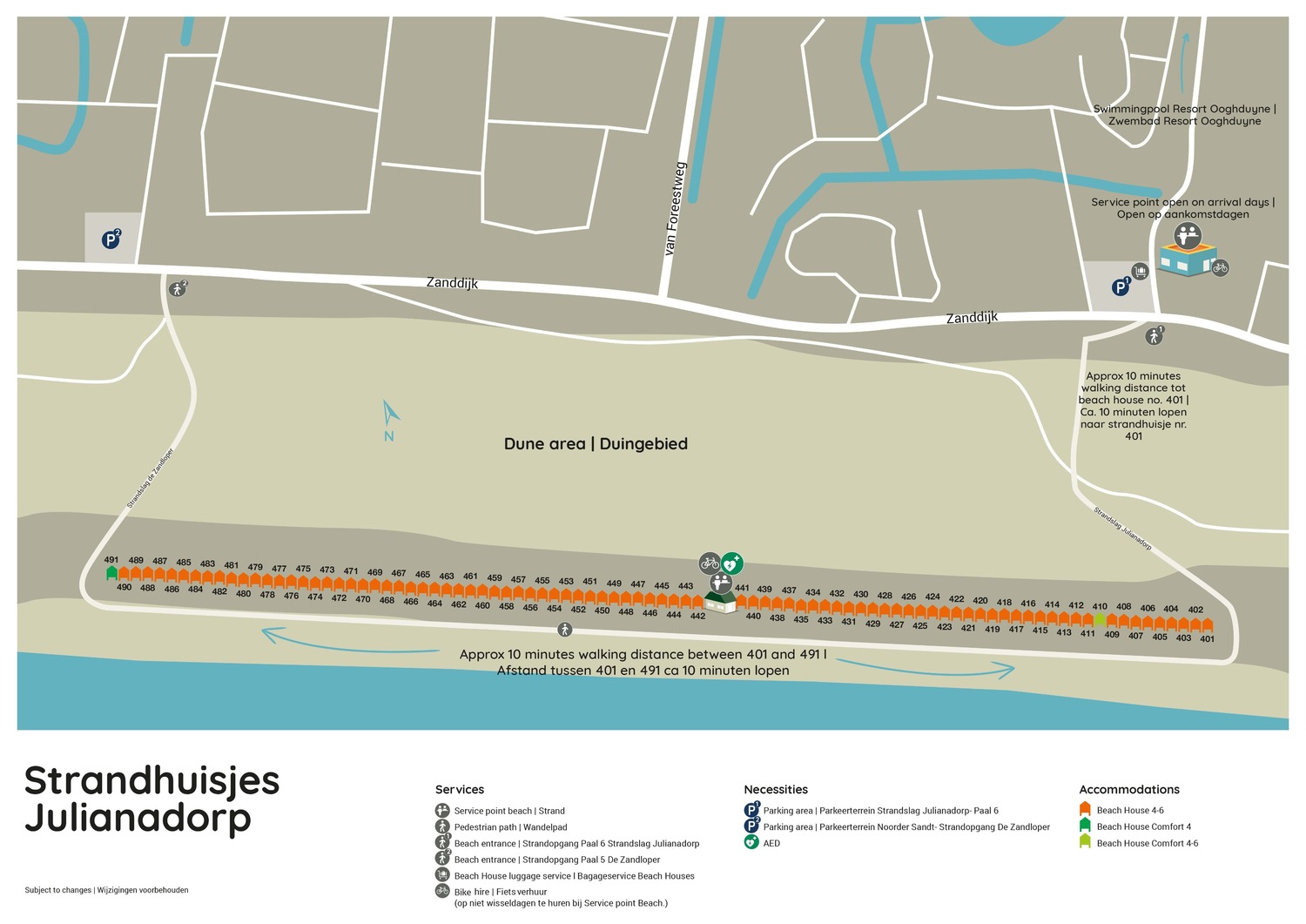 Strandhuisjes Julianadorp plattegrond-min small