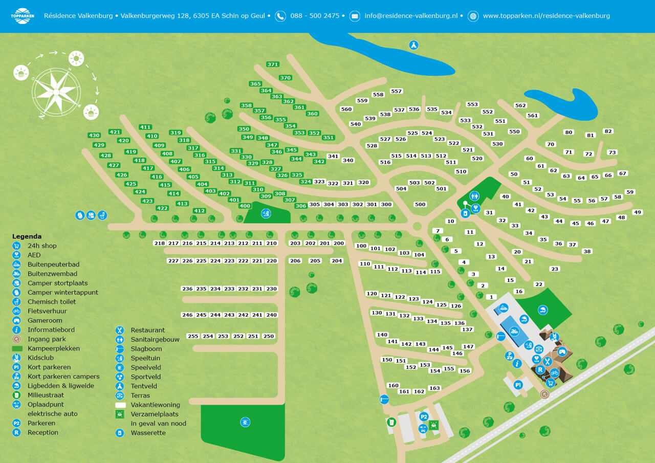 TopParken Résidence Valkenburg plattegrond