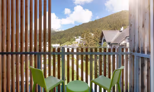Hilton Garden Inn davos uitzicht berg piste