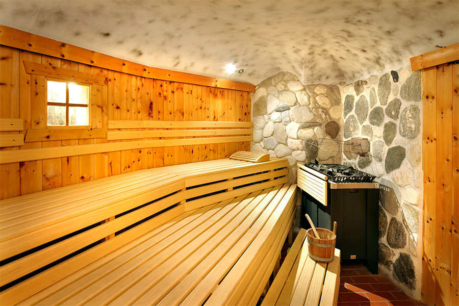Hotel Ferienwelt Kristall sauna bij piste