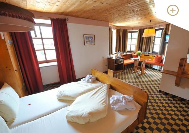 Schlosshotel Rosenegg grote kamers vlakbij skigebied