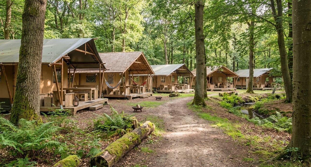 Overnachten in een Safaritent