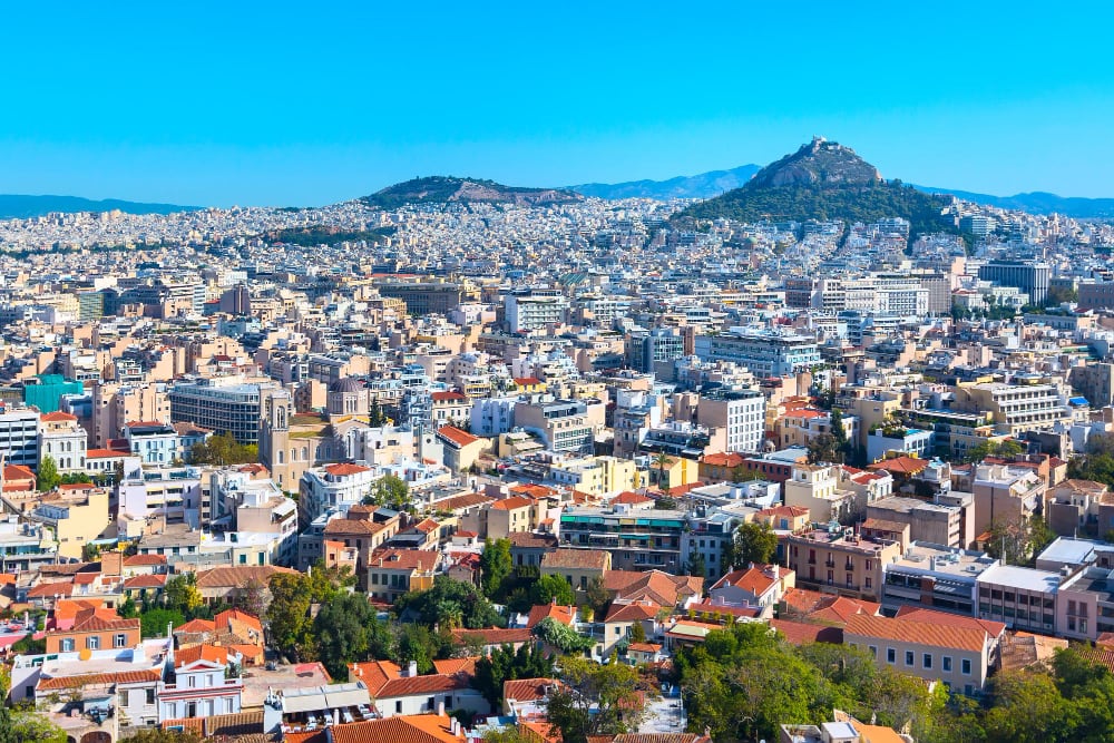 Athene stedentrip strand