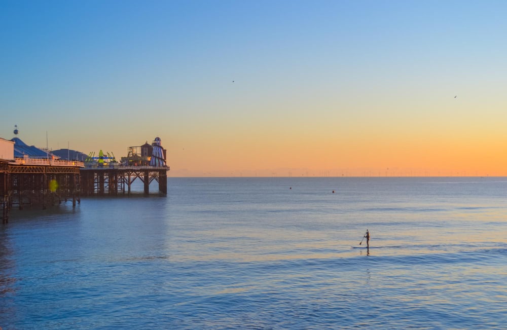 Brighton stedentrip strand