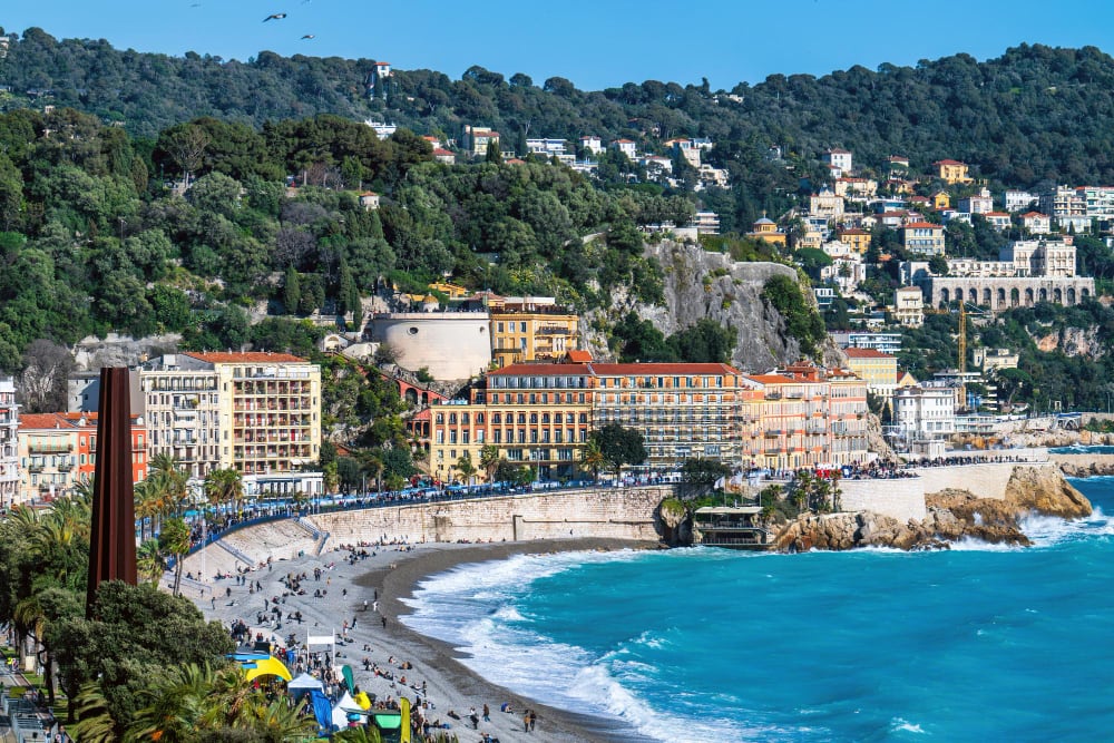 Nice stedentrip strand