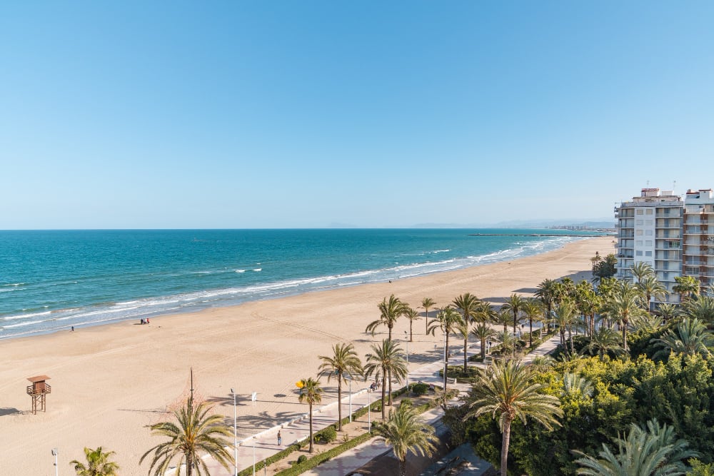 Valencia stedentrip strand