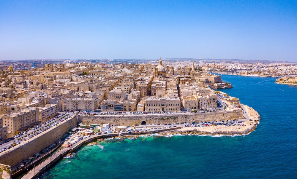 Valletta stedentrip strand