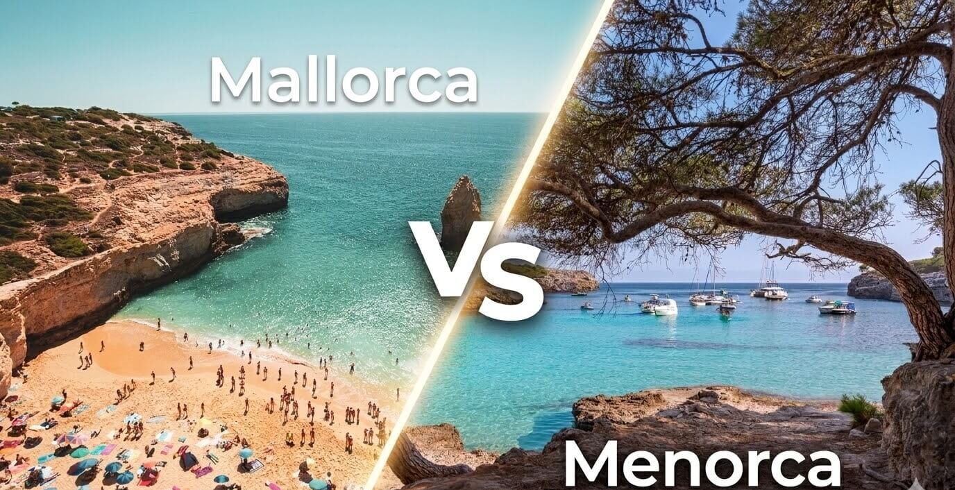 mallorca of menorca vakantie