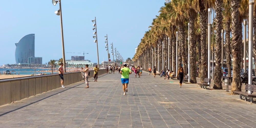 Mooiste stranden Barcelona